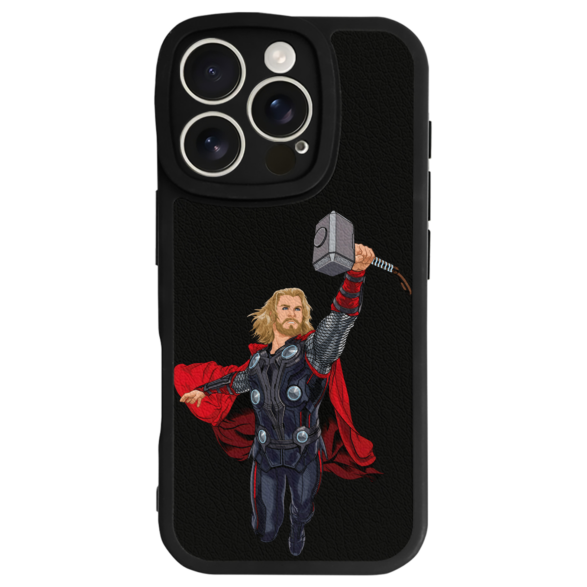 （画像用） アベンジャーズ The Avengers 【iPhone 16シリーズ対応】シリコンスマホケース（レザー調） 材質：シリコン